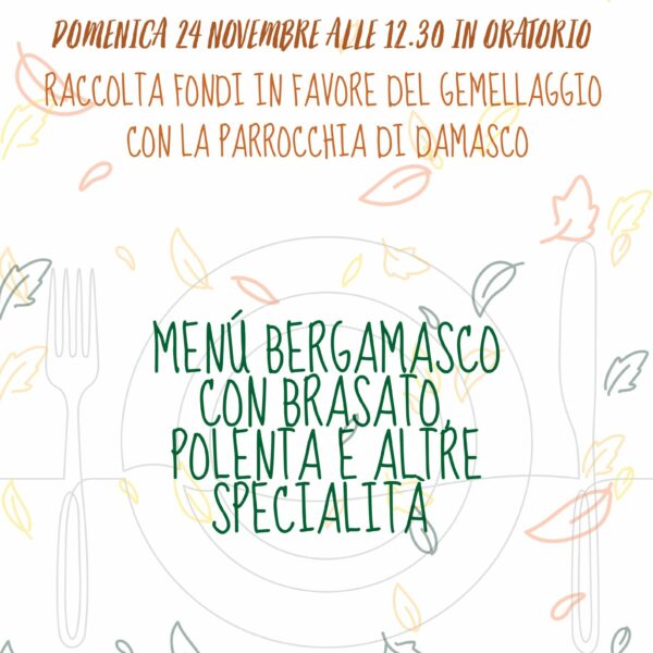 Pranzo bergamasco solidale